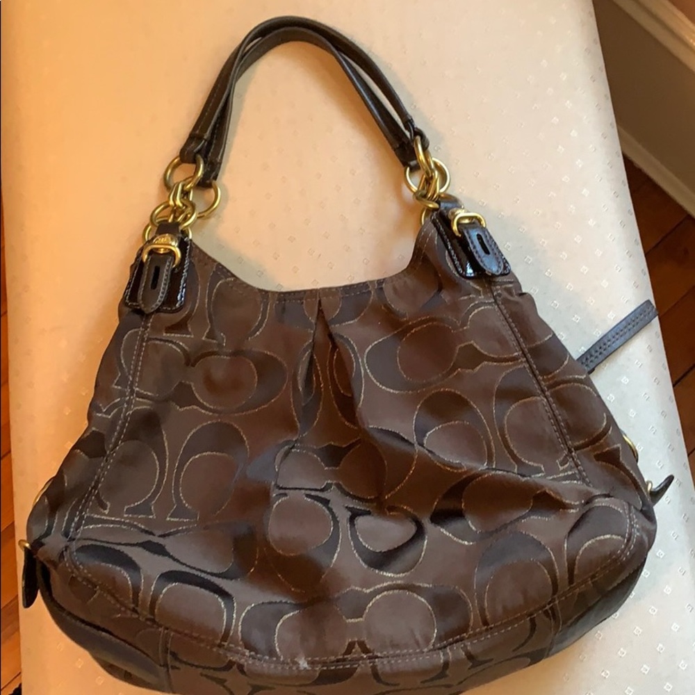 Coach brown Shoulder BAg